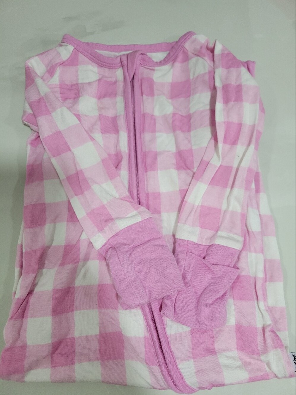 Little Sleepies Pink Gingham